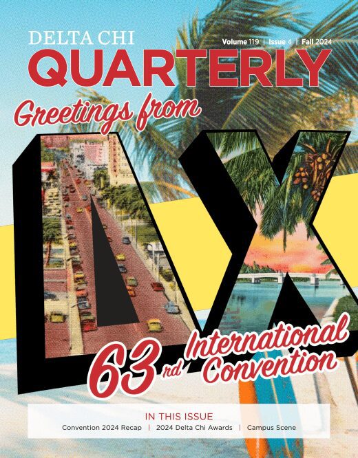 A vintage postcard-style image welcoming to the 63rd International Convention in New York.